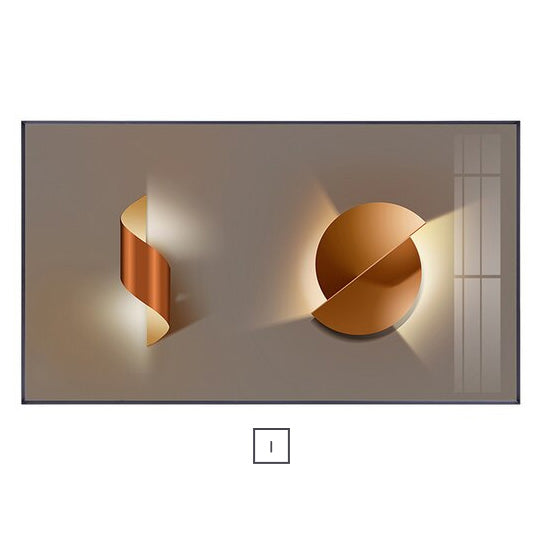 Modern Abstract Architectural Interior Wall Adornment Fine Art Canvas Prints Pictures For Luxury Living Room Dining Room Home Office Interior Decor