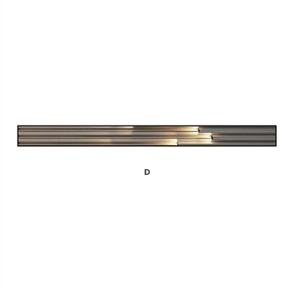 Modern Abstract Lighting Aesthetics Wall Art Fine Art Wide Format Canvas Prints Vertical Format Slim Strip Pictures For Luxury Loft Living Room