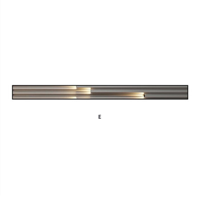 Modern Abstract Lighting Aesthetics Wall Art Fine Art Wide Format Canvas Prints Vertical Format Slim Strip Pictures For Luxury Loft Living Room