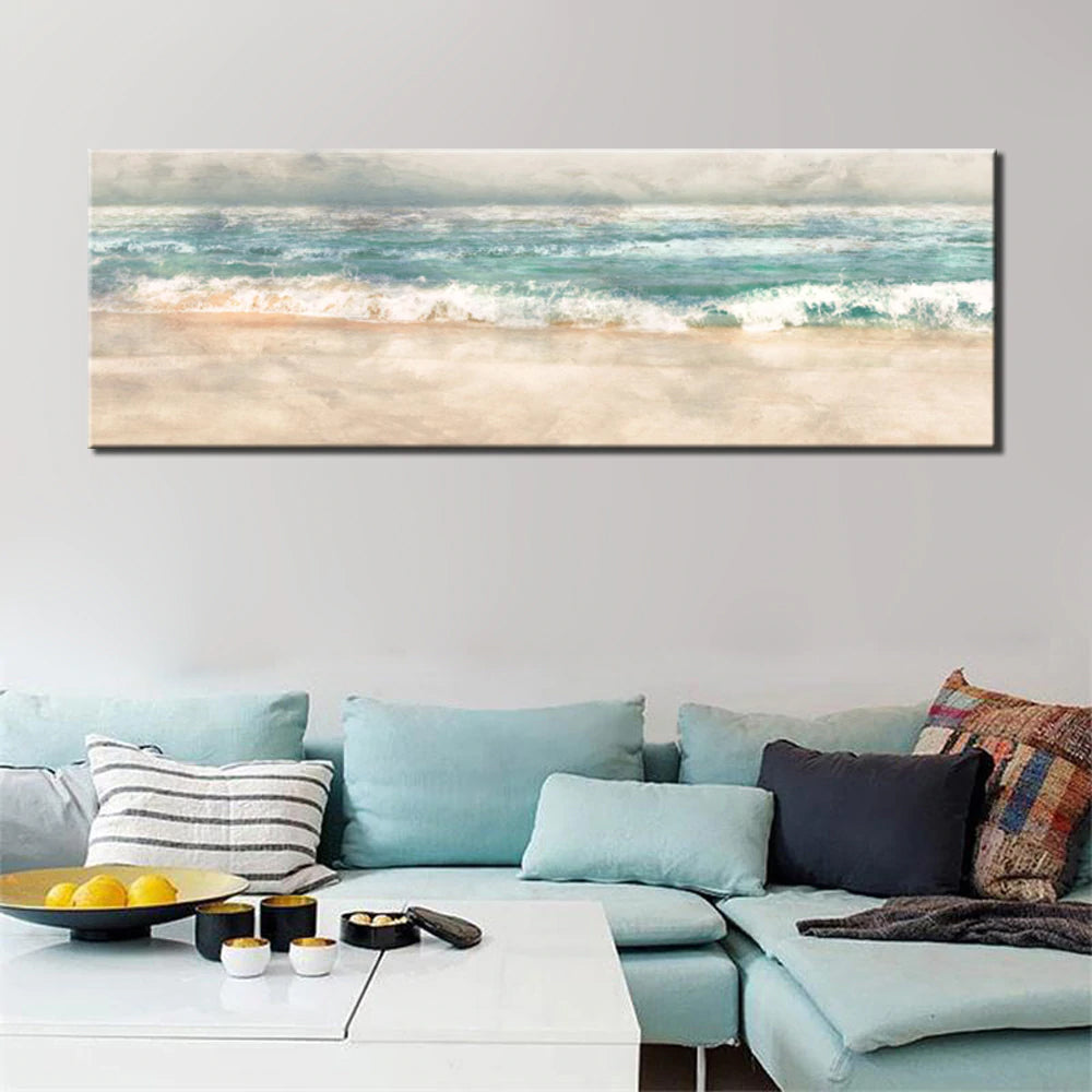 Modern Abstract Paintings Wide Format Canvas Fine Art Prints Wall Art For Bedroom Living Room Dining Room Art For Modern Home Decor