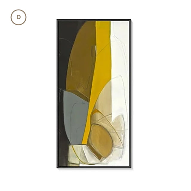 Modern Nordic Abstract Elements Vertical Format Wall Art Fine Art Canvas Prints Wide Format Pictures For Entrance Hallway Living Room Home Office Decor