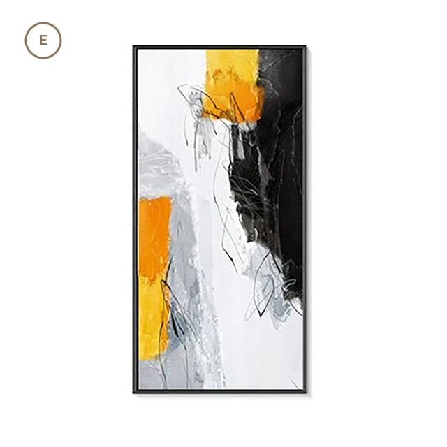 Modern Nordic Abstract Elements Vertical Format Wall Art Fine Art Canvas Prints Wide Format Pictures For Entrance Hallway Living Room Home Office Decor