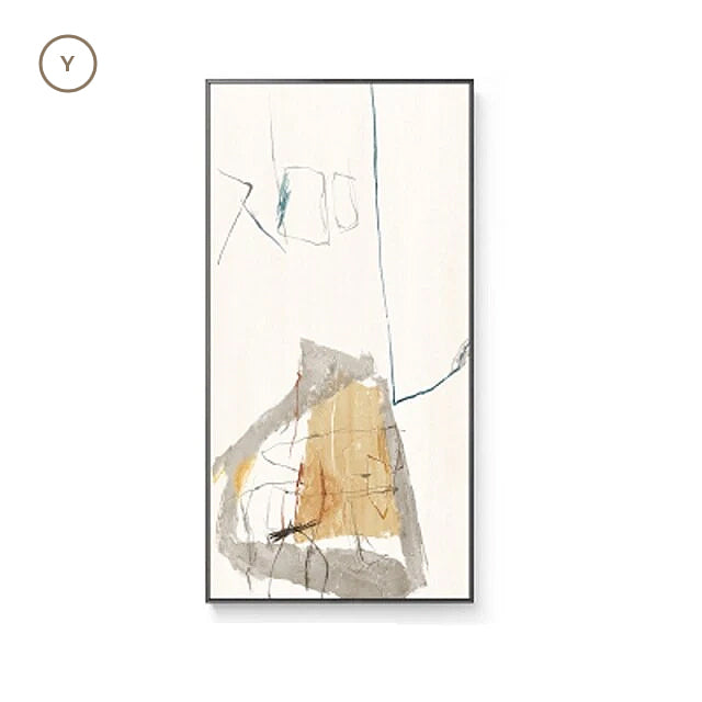 Modern Nordic Abstract Elements Vertical Format Wall Art Fine Art Canvas Prints Wide Format Pictures For Entrance Hallway Living Room Home Office Decor