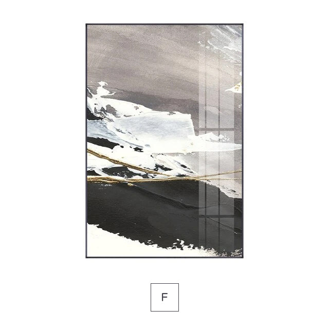 Modern Geomorphic Abstract Wall Art Neutral Colors Fine Art Canvas Print Neutral Color Pictures For Living Room Dining Room Contemporary Home Decor