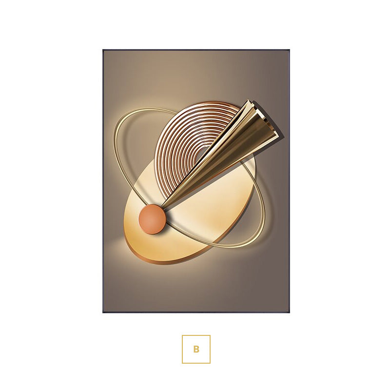 Neutral Chic Modern Aesthetics Sun Moon Wall Art Fine Art Canvas Prints Modern Pictures For Luxury Apartment Living Room Home Office Decor