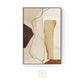 Neutral Colors Abstract Color Block Wall Art Fine Art Canvas Prints Pictures For Modern Apartment Living Room Dining Room Home Office Decor
