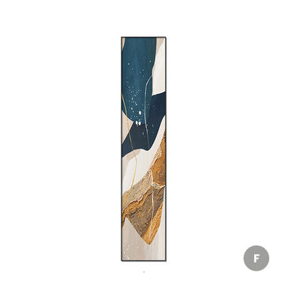 Nordic Abstract Vertical Format Wall Art Fine Art Canvas Prints Modern Color Block Pictures For Entrance Hall Living Room Home Foyer Art Decor