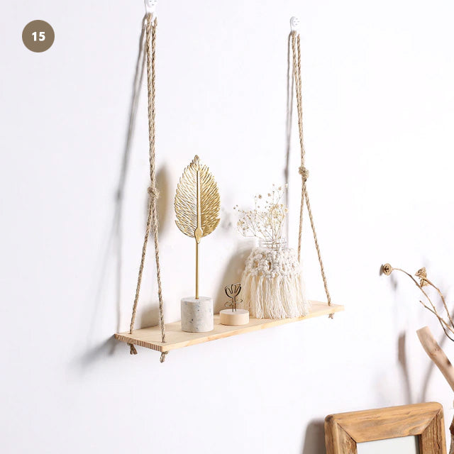 Nordic Floating Wood Shelves Naturally Inspired Shelving For Candles Photos etc Simple Wall Decoration For Bedroom Essential Nordic Home Decor