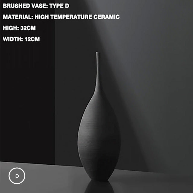 Nordic Zen Abstract Minimalist Art Vases Simple Luxury Showpiece Ornament Decoration For Bedside Table Living Room Dining Room Modern Home Decor
