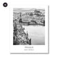 Prague City Map Wall Art Black White Minimalist European Czech Republic Travel Pictures For Living Room Dining Room Home Office Nordic Wall Art Decor