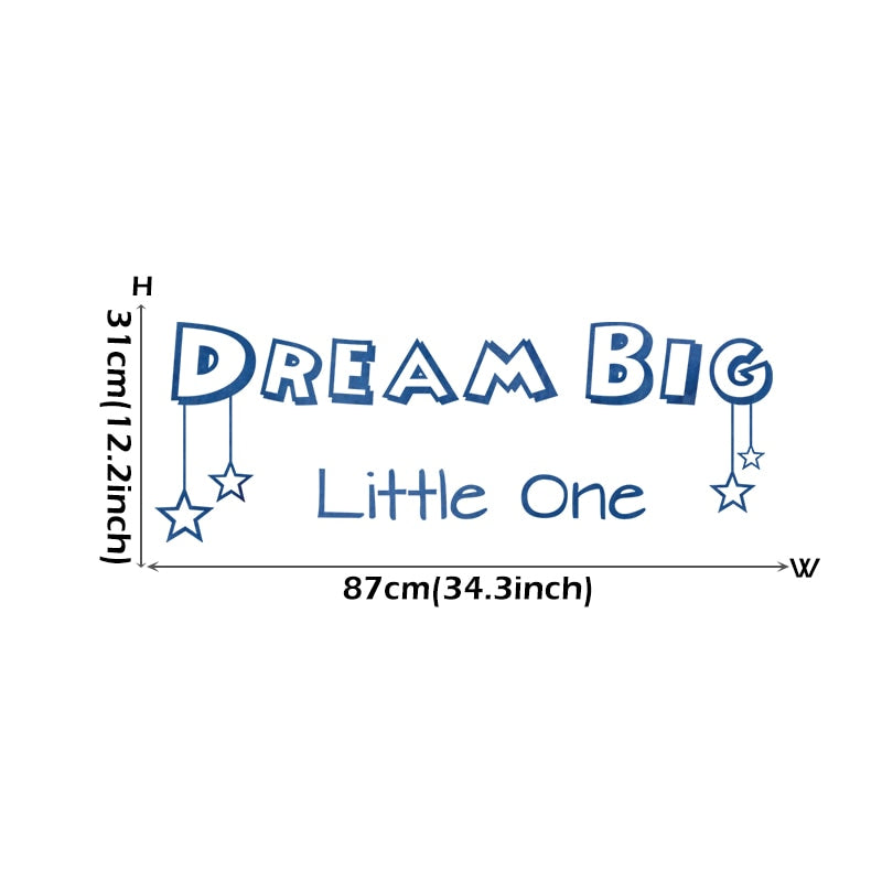 Blue Moon Elephant Hot Air Balloon Wall Decals Removable PVC Vinyl Wall Stickers For Nursery Decor Boy's Room Cute Creative DIY Home Decor