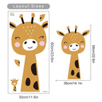 Cartoon Deer Giraffe Reindeer Polka Dots Wall Decals Removable Vinyl PVC Wall Sticker Murals For Baby's Room Children's Nursery Decor