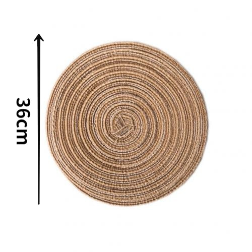 Hand Woven Coasters Naturally Inspired Coffee Table Coasters Non Slip Mats Creative Simple Essential Home Decor From NordicWallArt.com