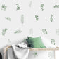 Bohemian Leaf Sprigs Wall Decals Removable PVC Vinyl Wall Stickers For Living Room Dining Room Bedroom Creative DIY Home Decor