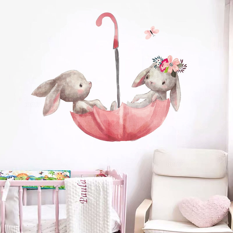 Wall decals for 2024 baby girl room