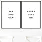 Simple Breathe Quotation Poster Black White Minimalist Canvas Print Modern Pictures Of Calm For Living Room Bedroom Home Office Yoga Studio Art Decor