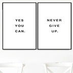 Simple Breathe Quotation Poster Black White Minimalist Canvas Print Modern Pictures Of Calm For Living Room Bedroom Home Office Yoga Studio Art Decor