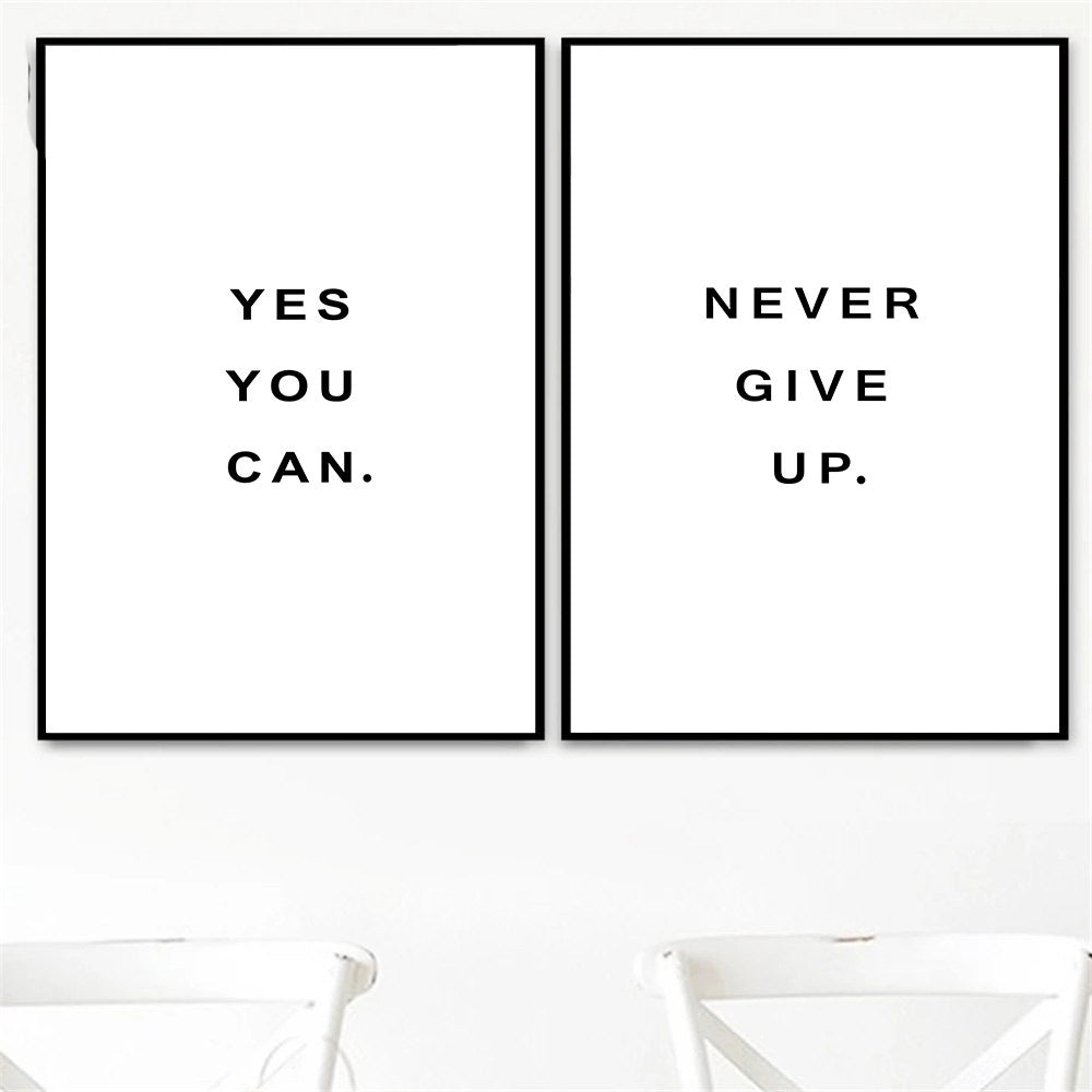 Simple Breathe Quotation Poster Black White Minimalist Canvas Print Modern Pictures Of Calm For Living Room Bedroom Home Office Yoga Studio Art Decor