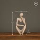 Abstract Philosophers Nordic Sculptures Miniature Desktop Statues For Modern Home Office Living Room Minimalist Scandinavian Home Decor