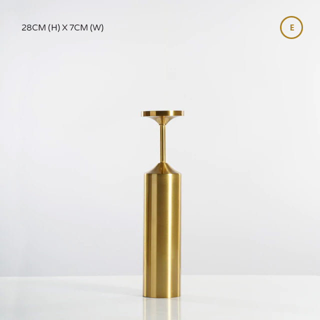 Trending Elegant Golden Metal Candle Stands For Living Room Table Sideboard Fireplace Mantelpiece Wedding Decoration Candlesticks Nordic Home Decor