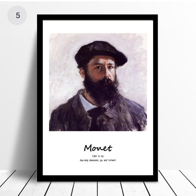 Monet Classic Paintings Famous Artists Series Fine Art Canvas Prints With Artists Own Quotes Quintessential Art For Modern Home Interior Decor