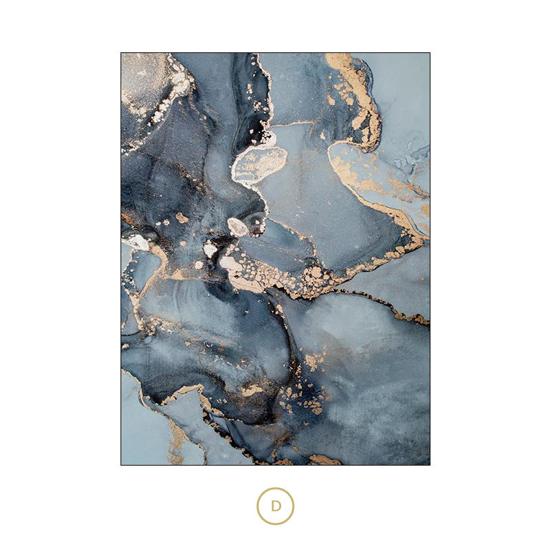 Abstract Liquid Marble Print Wall Art Fine Art Canvas Prints Chic Fashion Pictures For Modern Living Room Bedroom Home Office Interior Decor
