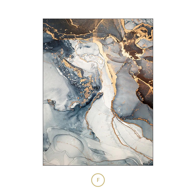Abstract Liquid Marble Print Wall Art Fine Art Canvas Prints Chic Fashion Pictures For Modern Living Room Bedroom Home Office Interior Decor