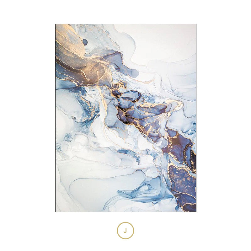 Abstract Liquid Marble Print Wall Art Fine Art Canvas Prints Chic Fashion Pictures For Modern Living Room Bedroom Home Office Interior Decor