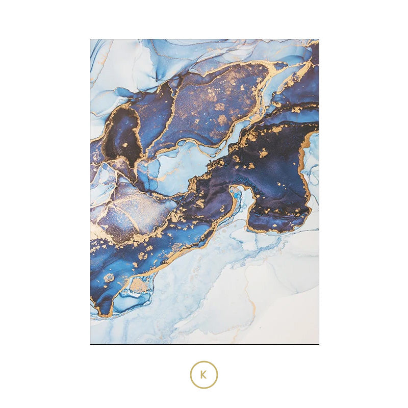 Abstract Liquid Marble Print Wall Art Fine Art Canvas Prints Chic Fashion Pictures For Modern Living Room Bedroom Home Office Interior Decor
