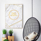 Enjoy Every Moment Quotation Wall Art Marble Background Golden Palm Leaf Fine Art Canvas Prints Nordic Posters For Living Room Bedroom Wall Art Decor