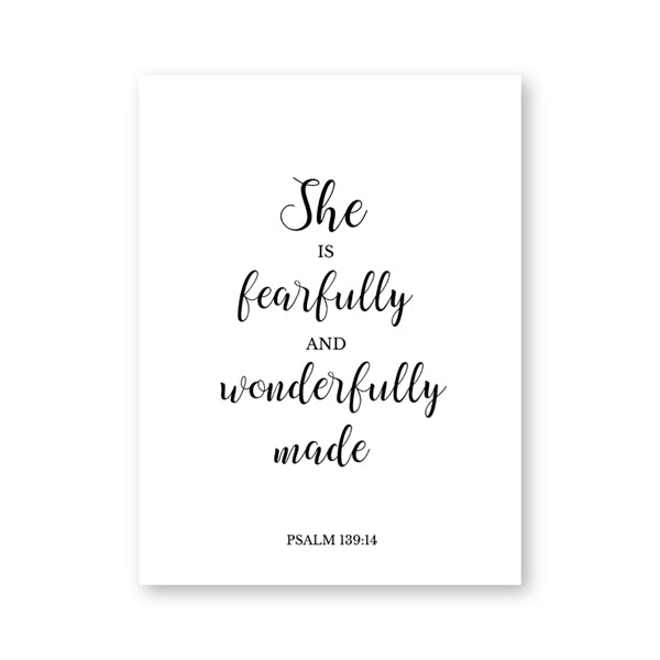 Minimalist Typographic Bible Verse Quotes Wall Art Black White Fine Art Canvas Prints Modern Poster For Girls Bedroom Dressing Room Decor Nordic Style Wall Art Decor