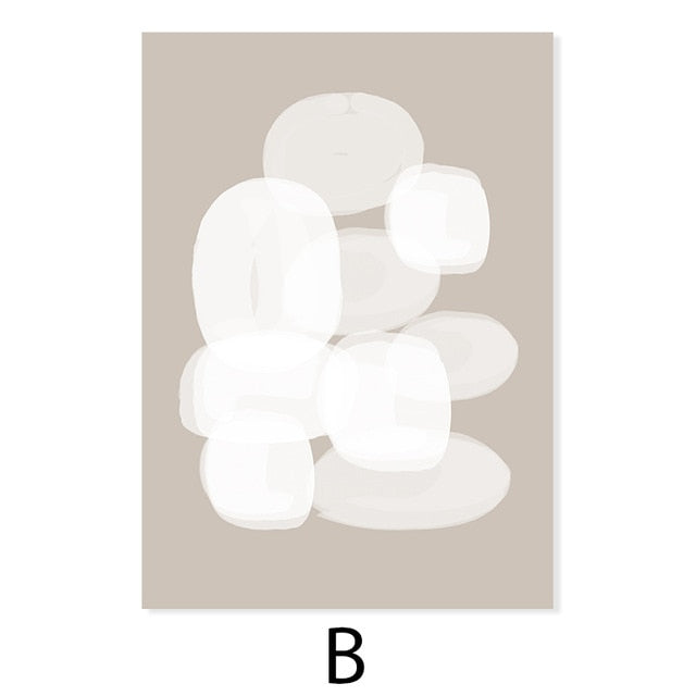 Abstract Minimalist Line Art Wall Art Neutral Colors Fine Art Canvas Prints Gallery Wall Pictures For Living Room Dining Room Nordic Style Wall Art Decor