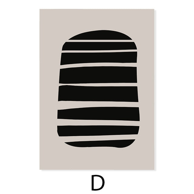 Abstract Minimalist Line Art Wall Art Neutral Colors Fine Art Canvas Prints Gallery Wall Pictures For Living Room Dining Room Nordic Style Wall Art Decor