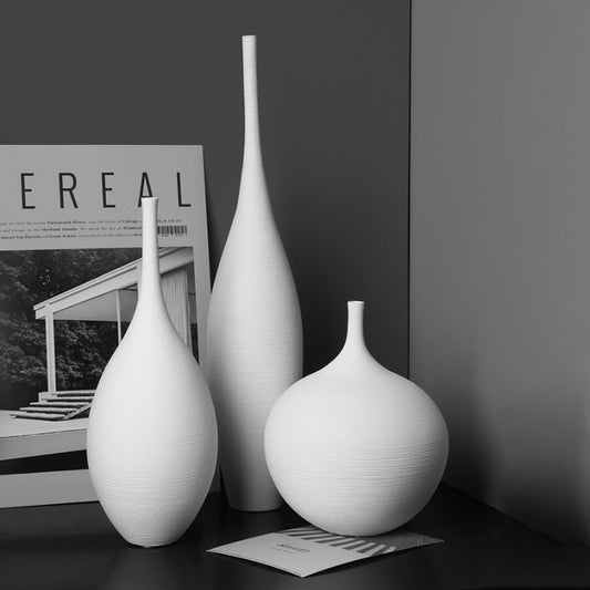Nordic Zen Abstract Minimalist Art Vases Simple Luxury Showpiece Ornament Decoration For Bedside Table Living Room Dining Room Modern Home Decor