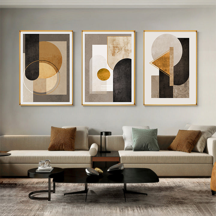 Nordic Gold Collection - Luxury Wall Art Decor For Contemporary ...