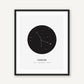 Constellation Posters Abstract Astronomy Wall Art Black White Canvas Prints Each Star-Sign With 3 Traits Canvas Prints For Office Bedroom Home Decor