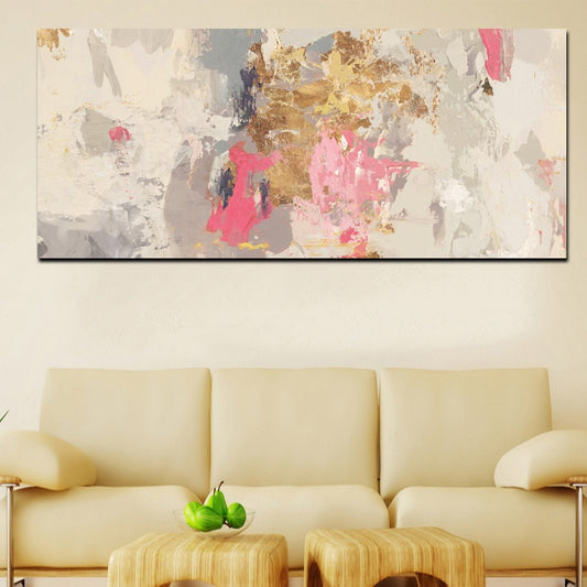 Abstract Pink Gray Modern Wall Art Fine Art Canvas Prints Contemporary Nordic Pictures Warm Colors For Office Or Living Room Bedroom Wall Art Decoration