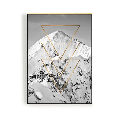 Mount Belalakaya Motivation Quotation Mountain Wall Art Nordic Style Fine Art Canvas Prints Minimalist Pictures For Modern Home Office Interior Decor