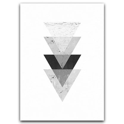 Minimalist Abstract Marble Geometric Nordic Wall Art Black White Gray Fine Art Canvas Prints Modern Pictures For Living Room Bedroom Home Office Decor