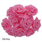 Colorful Bouquet Flowers Foam Roses Bridal Bouquet Tabletop Floral Display DIY Home Decor Nordic Floral Florist Supplies Packs of 25
