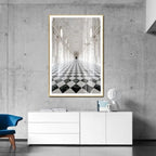 Elegant Interior Black And White Wall Art Poster Fine Art Canvas Print Architectural Style Pictures For Modern Home Office Interior Decoration