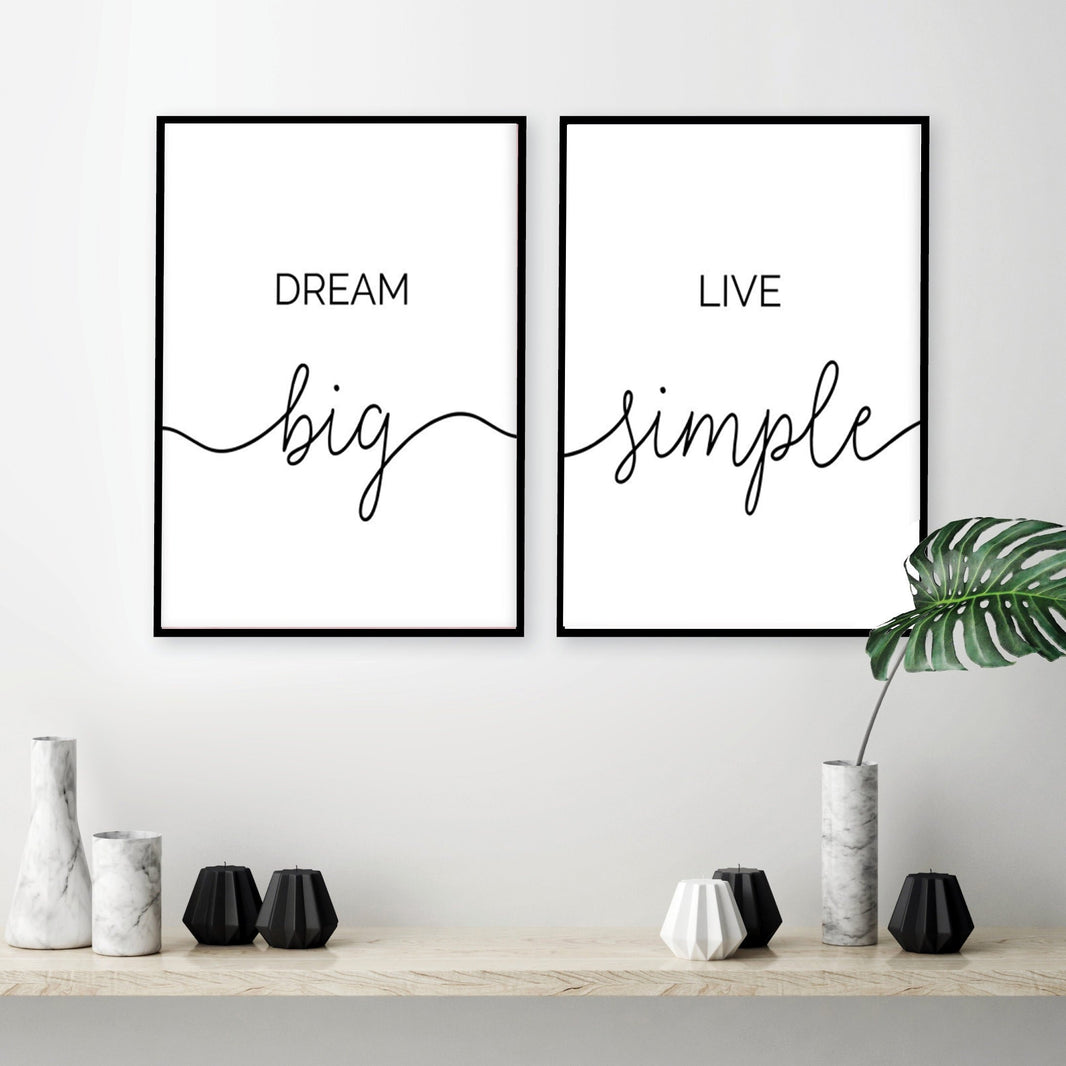 Letters & Quotes Posters - Hygge Lagom Scandinavian Lifestyle Wall Art – NordicWallArt.com