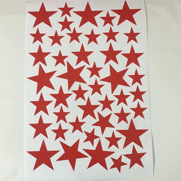 Starry Wall Decals Removable Colorful PVC Star Stickers For Nursery Room  DIY Decor –