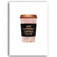 Delightful Colorful Coffee Mugs Kitchen Art Posters Coffee Quotations Fine Art Canvas Prints For Modern Kitchen Cafe Tearoom Modern Home Decor