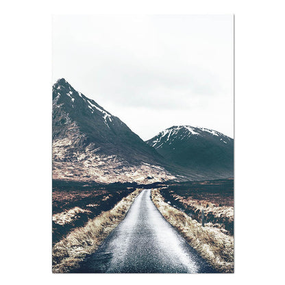 Explore. Dream. Discover. Northern Landscape Wilderness Nature Fine Art Canvas Prints Nordic Style Modern Home Interior Wall Decor