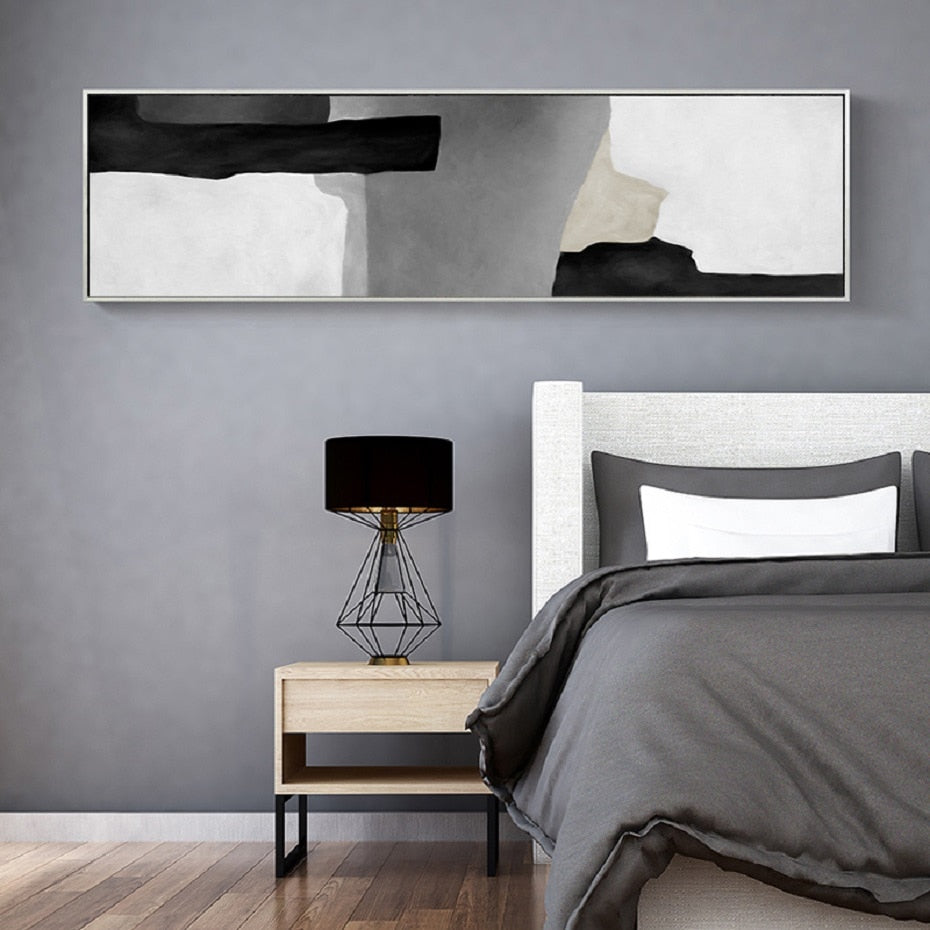 Black and grey on sale walls bedroom