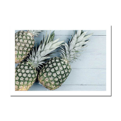 Exotic Tropical Dreams Travel Posters Pineapple & Palms Holiday Dreams Gallery Wall Art Fine Art Canvas Prints Pictures Nordic Style Home Decor