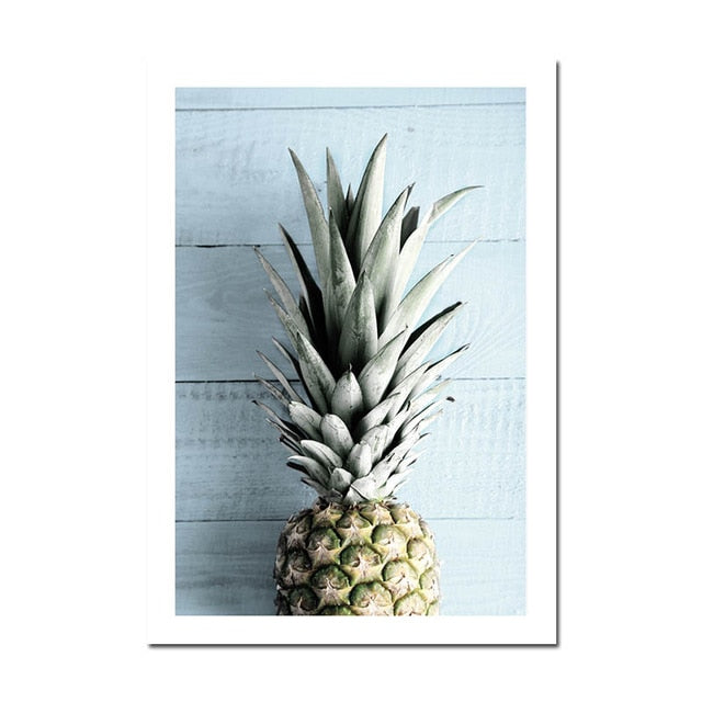Exotic Tropical Dreams Travel Posters Pineapple & Palms Holiday Dreams Gallery Wall Art Fine Art Canvas Prints Pictures Nordic Style Home Decor